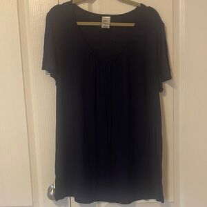 Just My Size Classic Dark Blue Short Sleeve Top